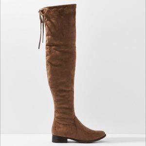 Brand anew AE Suede Over The Knee Boots